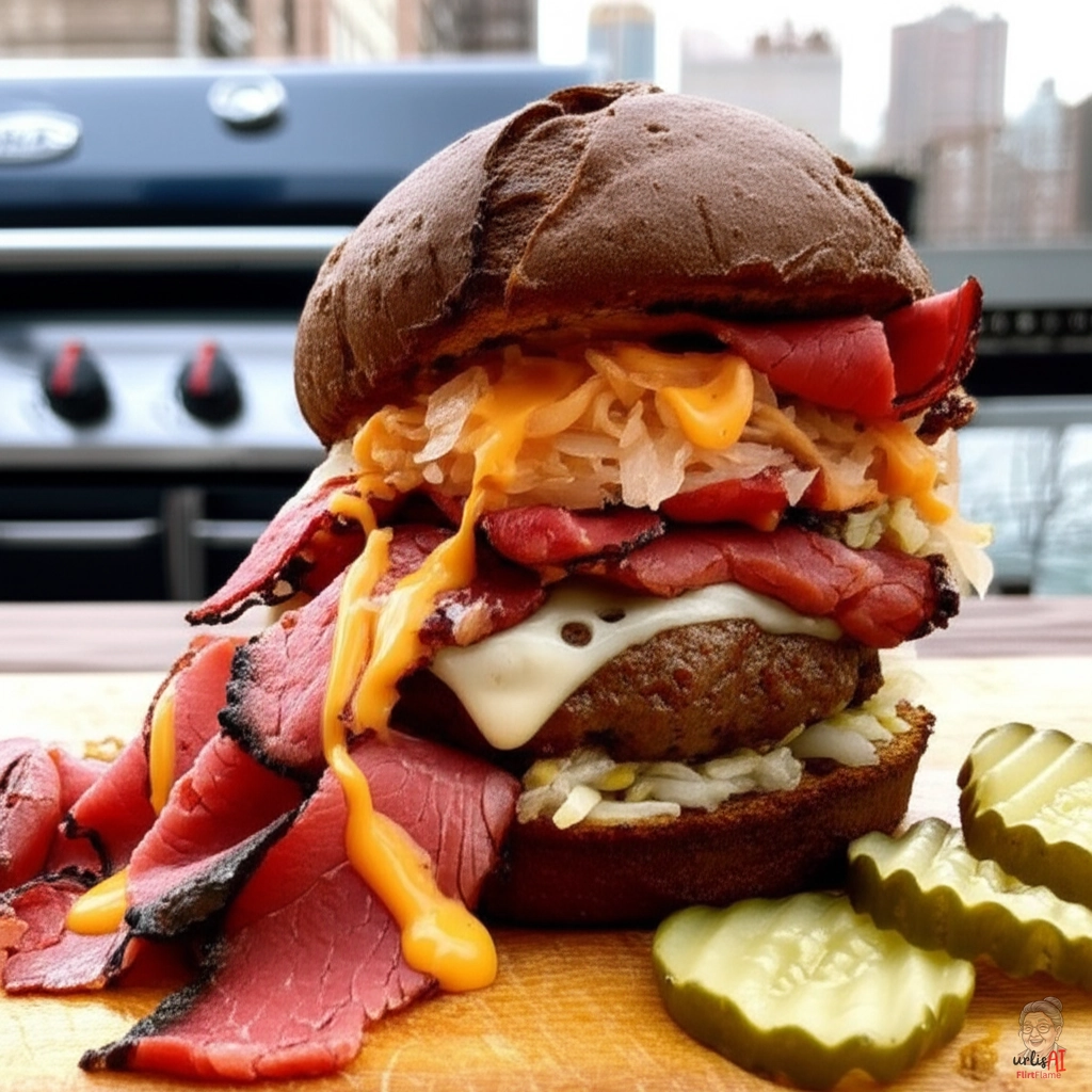 Brooklyn Deli Burger — Gasgrill