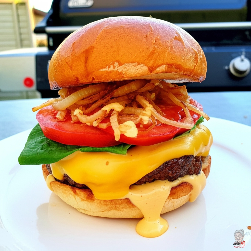 Brüssel Burger — Gasgrill