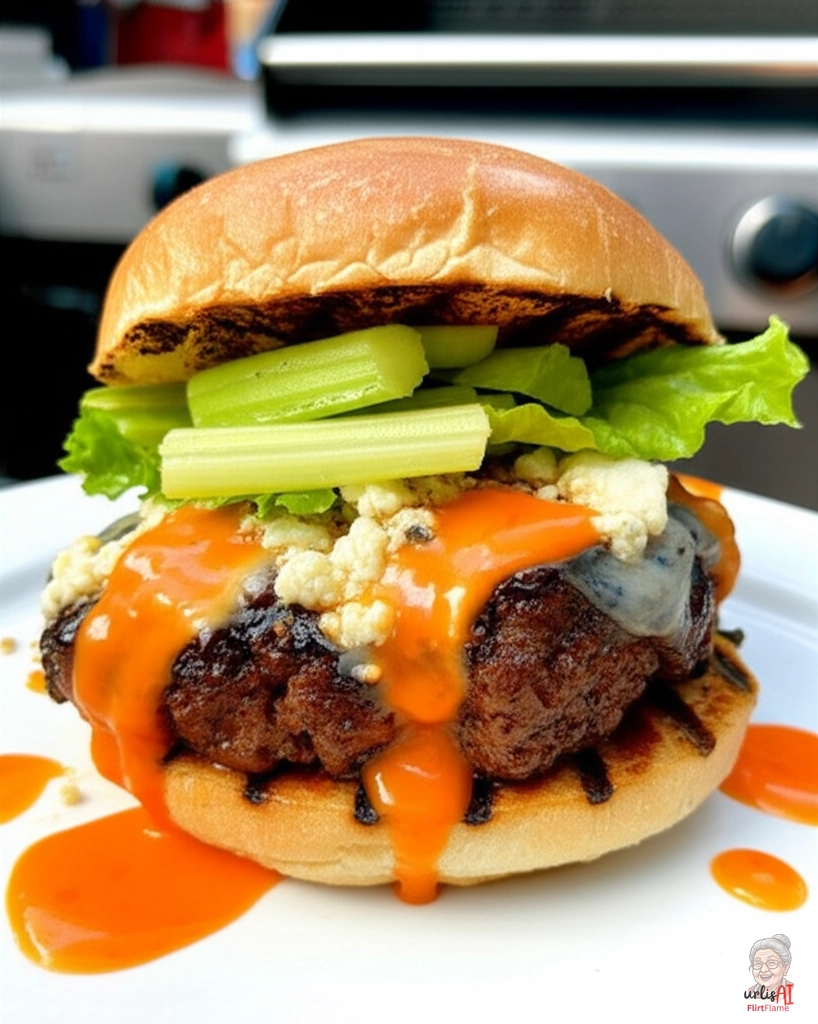 Buffalo Blue Burger — Gasgrill