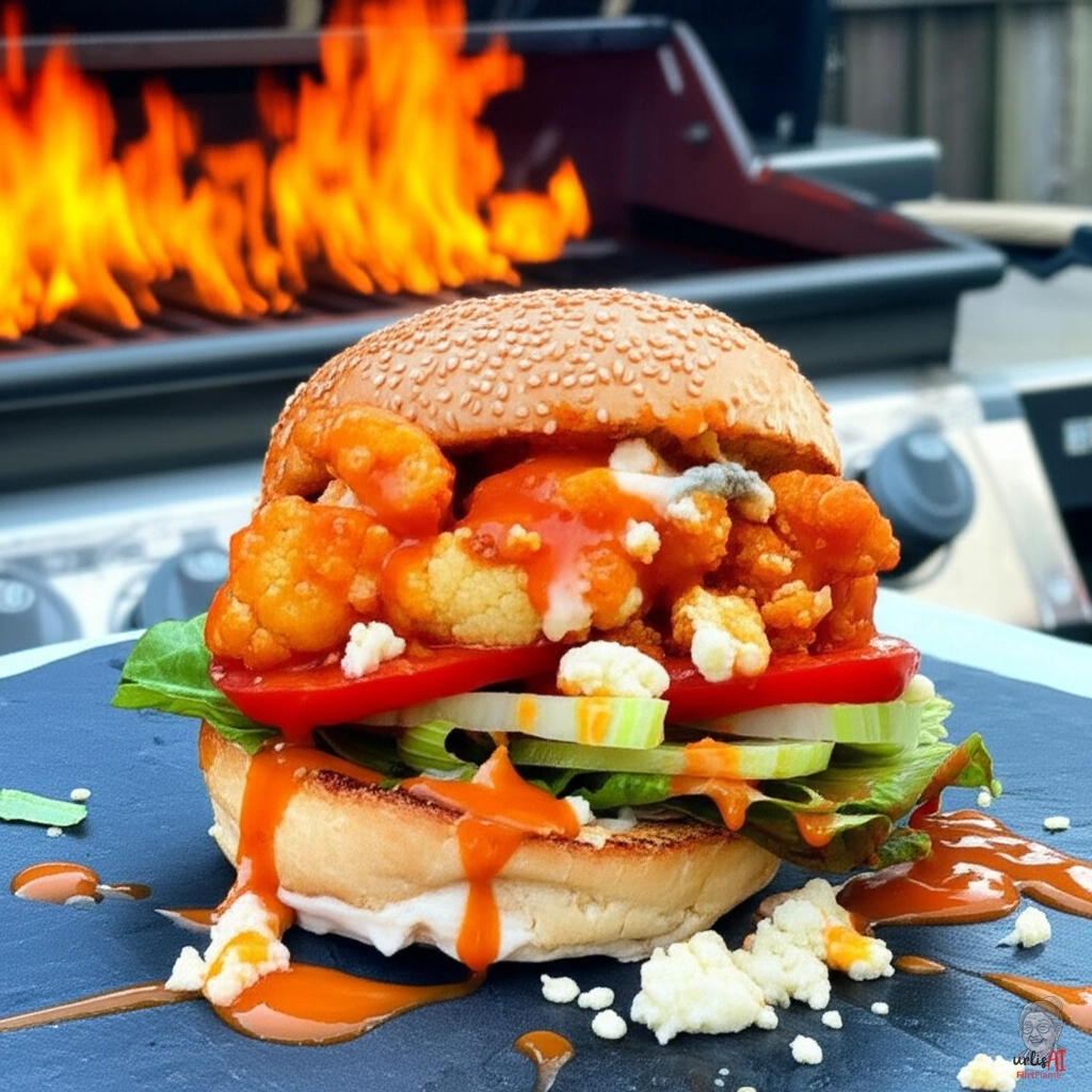 Buffalo Blumenkohl-Feuer — Gasgrill