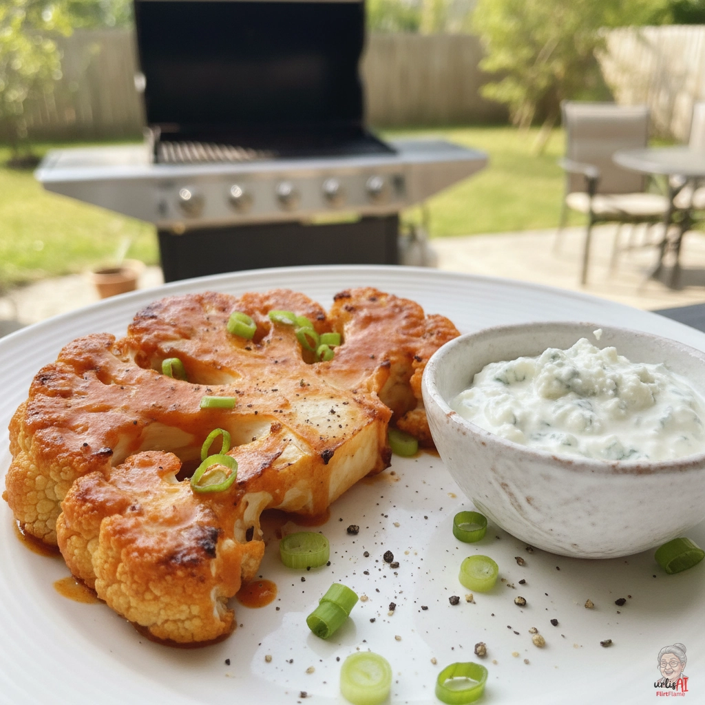 Buffalo Cauliflower Steak — Gasgrill
