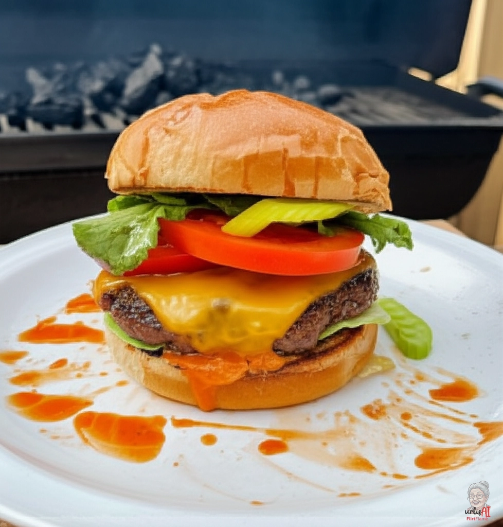 Buffalo Ember Burger — Kohlegrill
