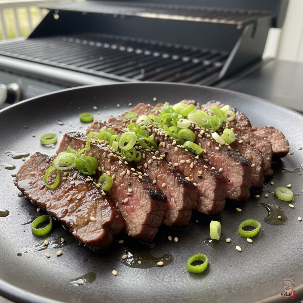 Bulgogi Flank — Gasgrill