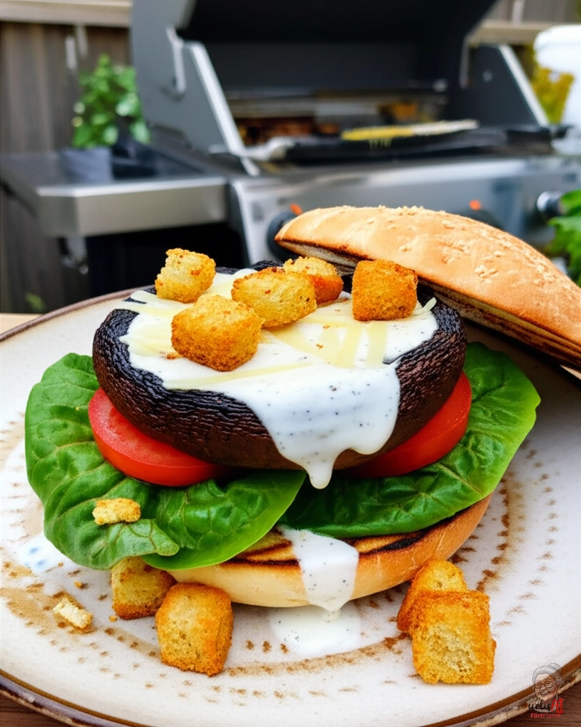 Caesar Veggie Burger — Gasgrill
