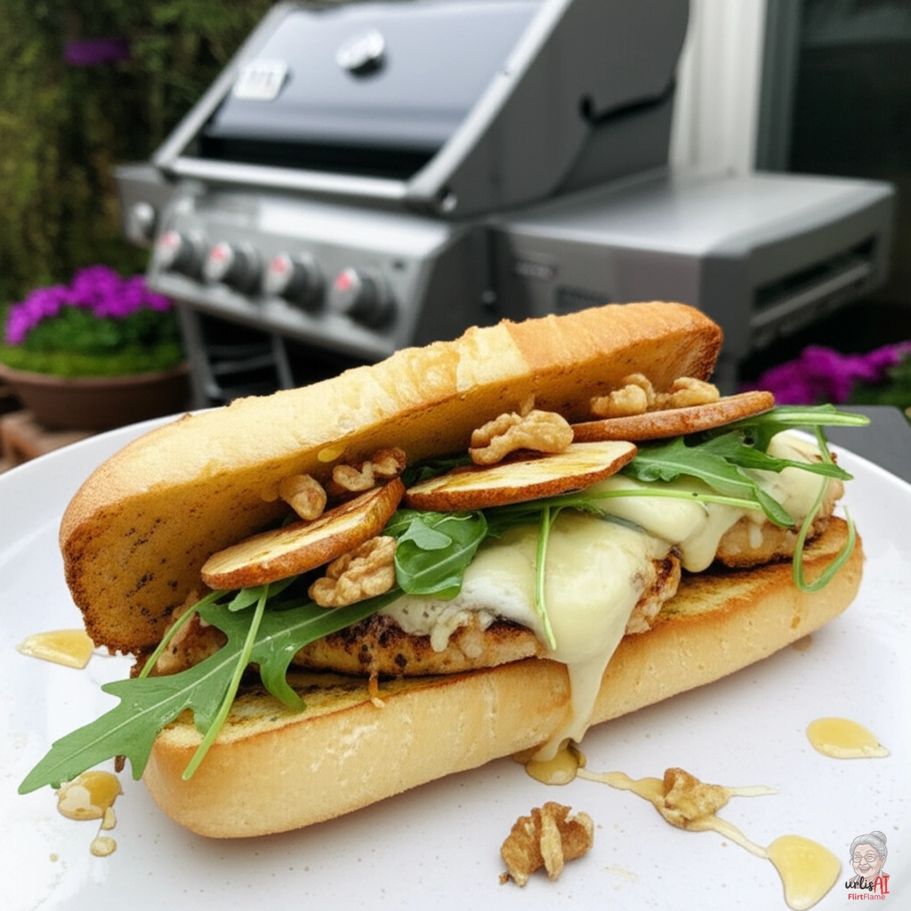 Café Chicken Burger — Gasgrill