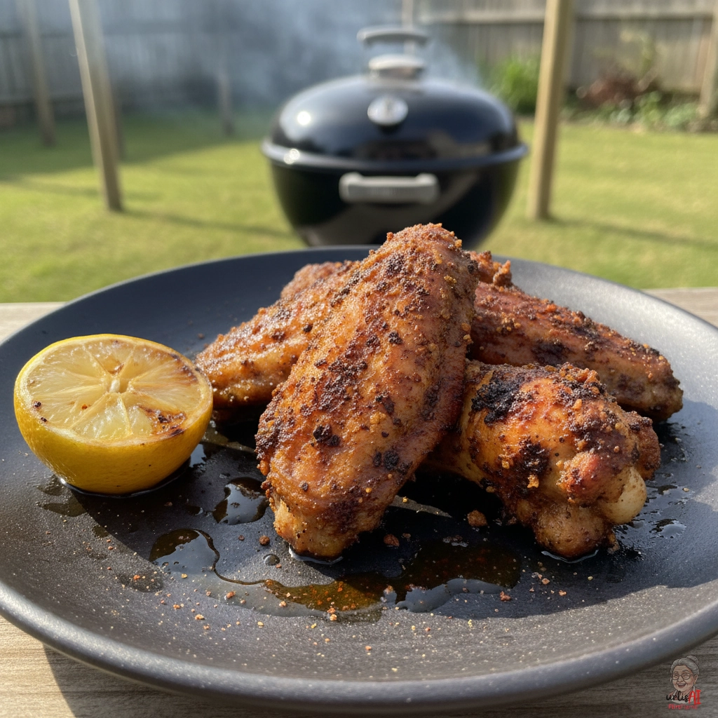Cajun Charcoal Wings — Kohlegrill