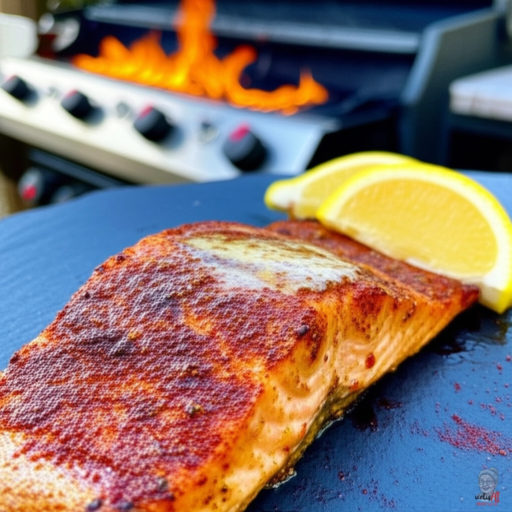 Cajun Feuerlachs — Gasgrill