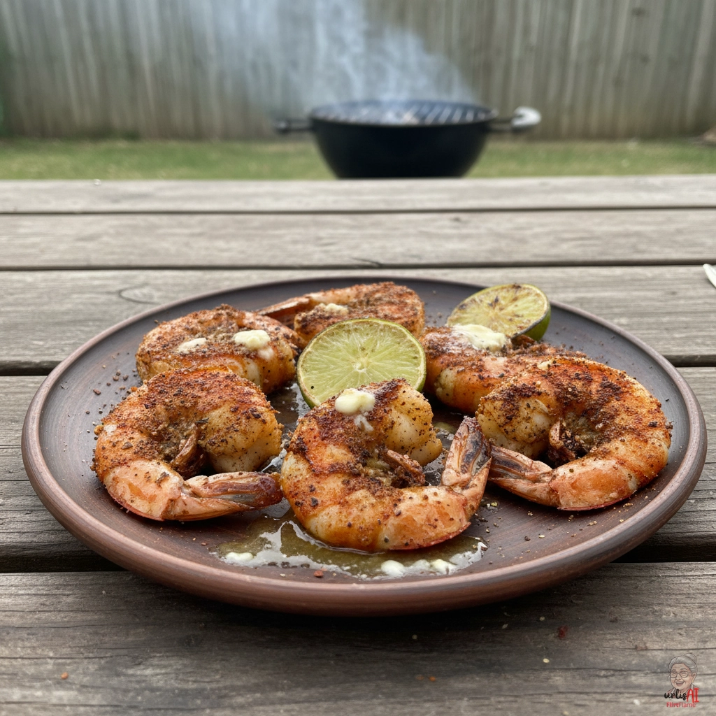 Cajun Feuerprawns — Kohlegrill