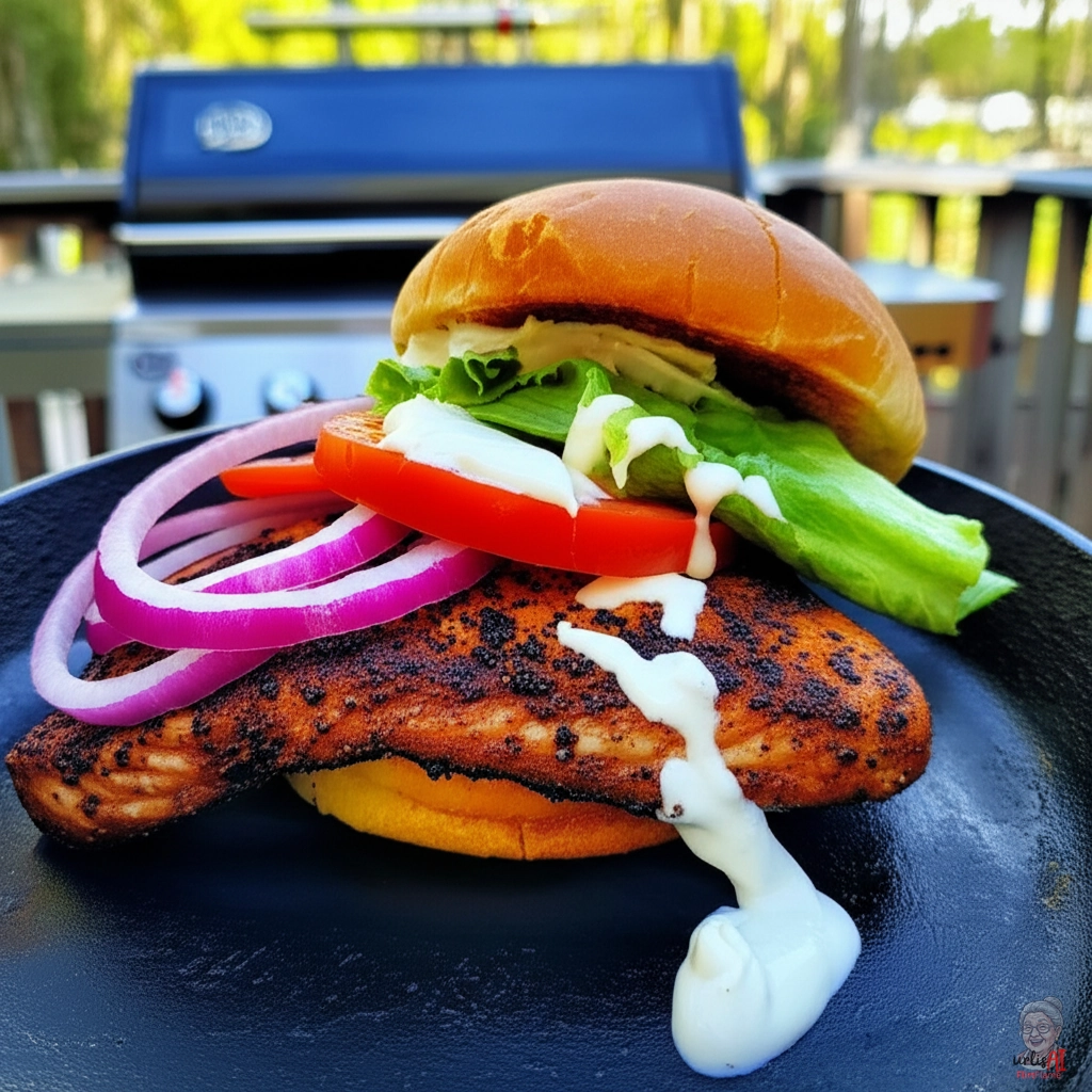 Cajuns Schwarze Flamme — Gasgrill