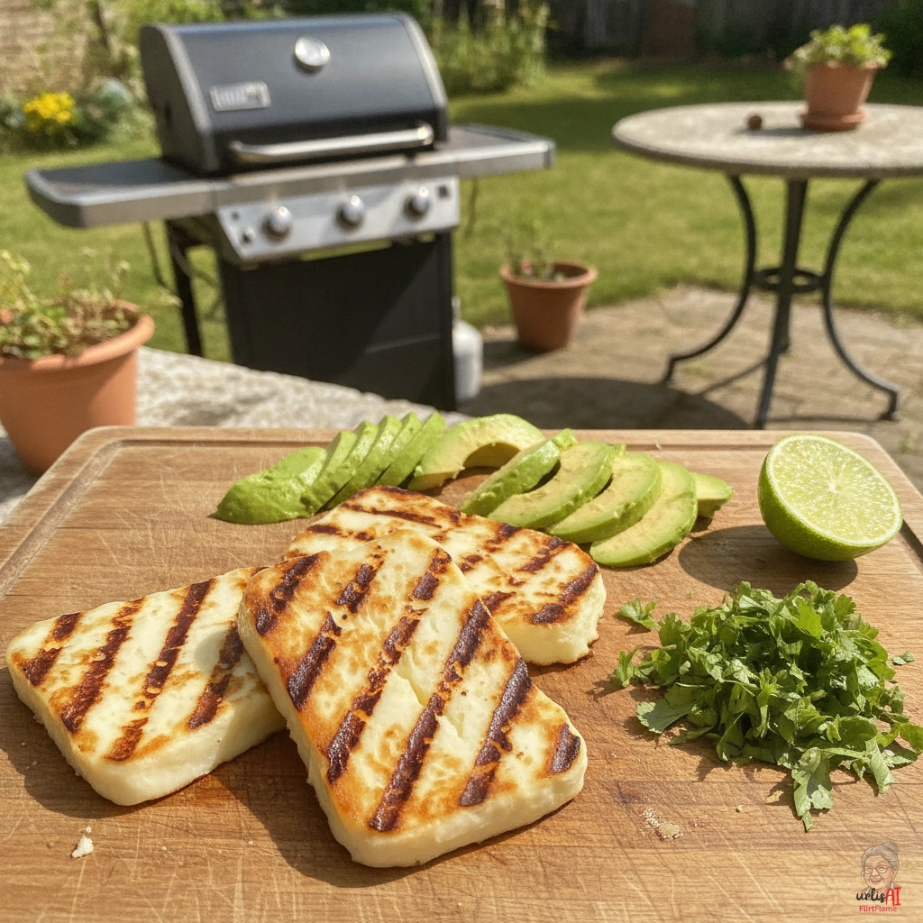 California Avocado Halloumi — Gasgrill