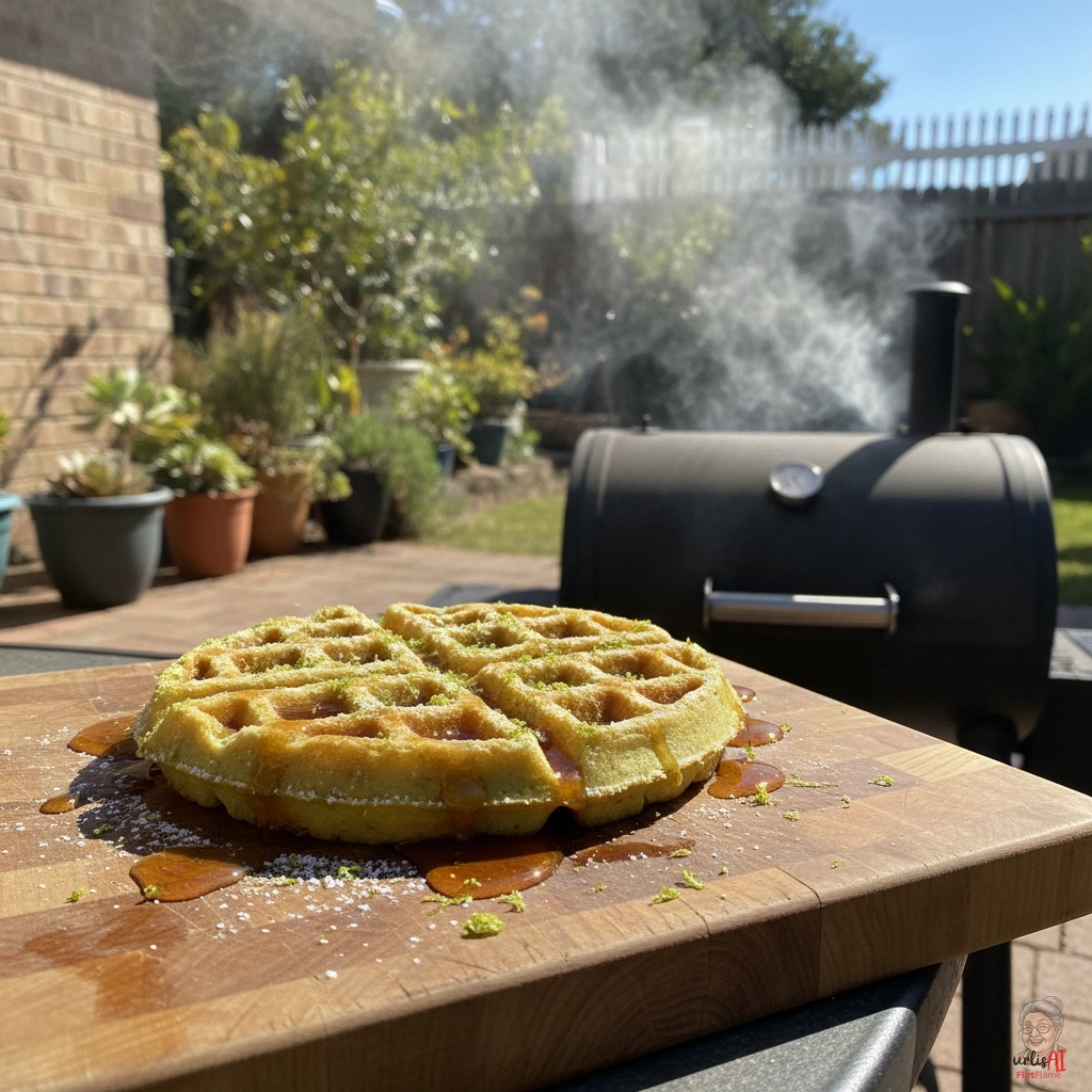 California Avocado Waffel — Smoker