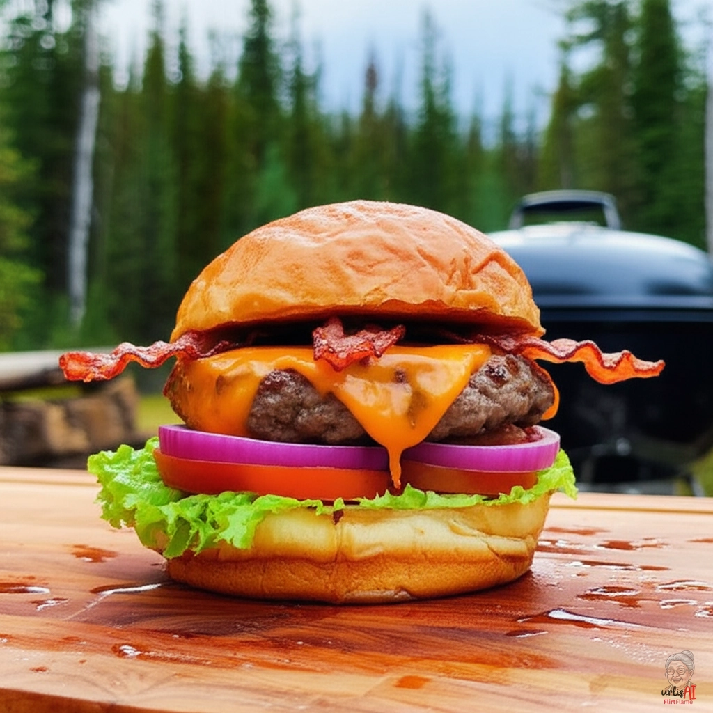 Campfire Maple Burger — Kohlegrill