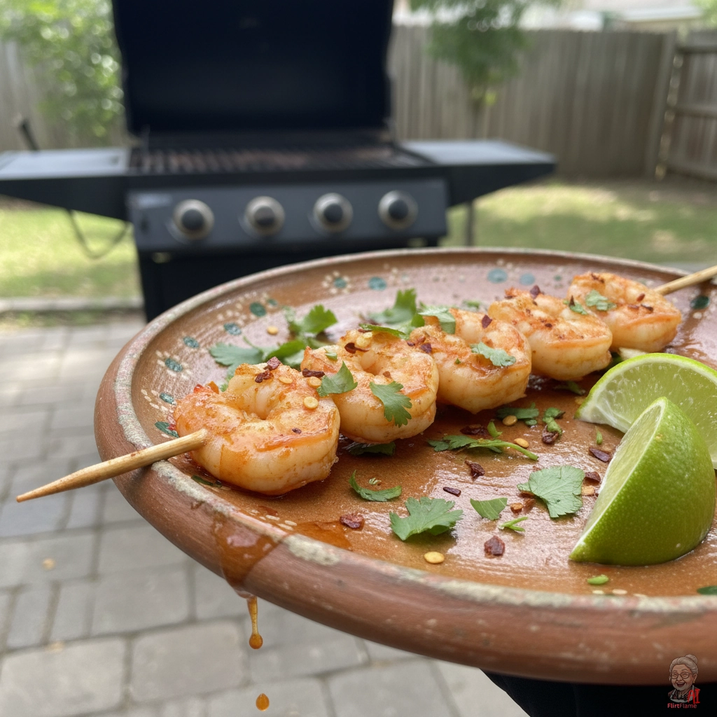 Cancún Chiligarnelen — Gasgrill