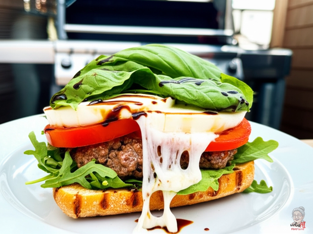 Caprese Style Burger — Gasgrill