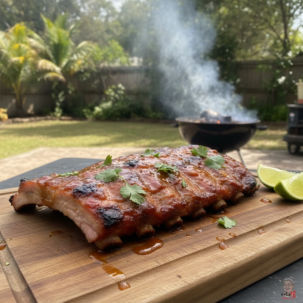 Caribbean Guava Ribs — Kohlegrill