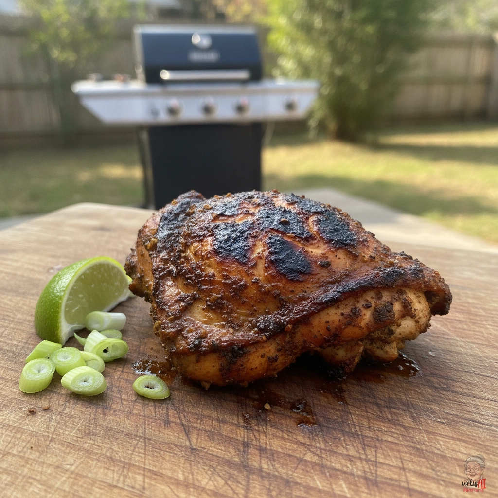 Caribbean Jerk Thigh — Gasgrill