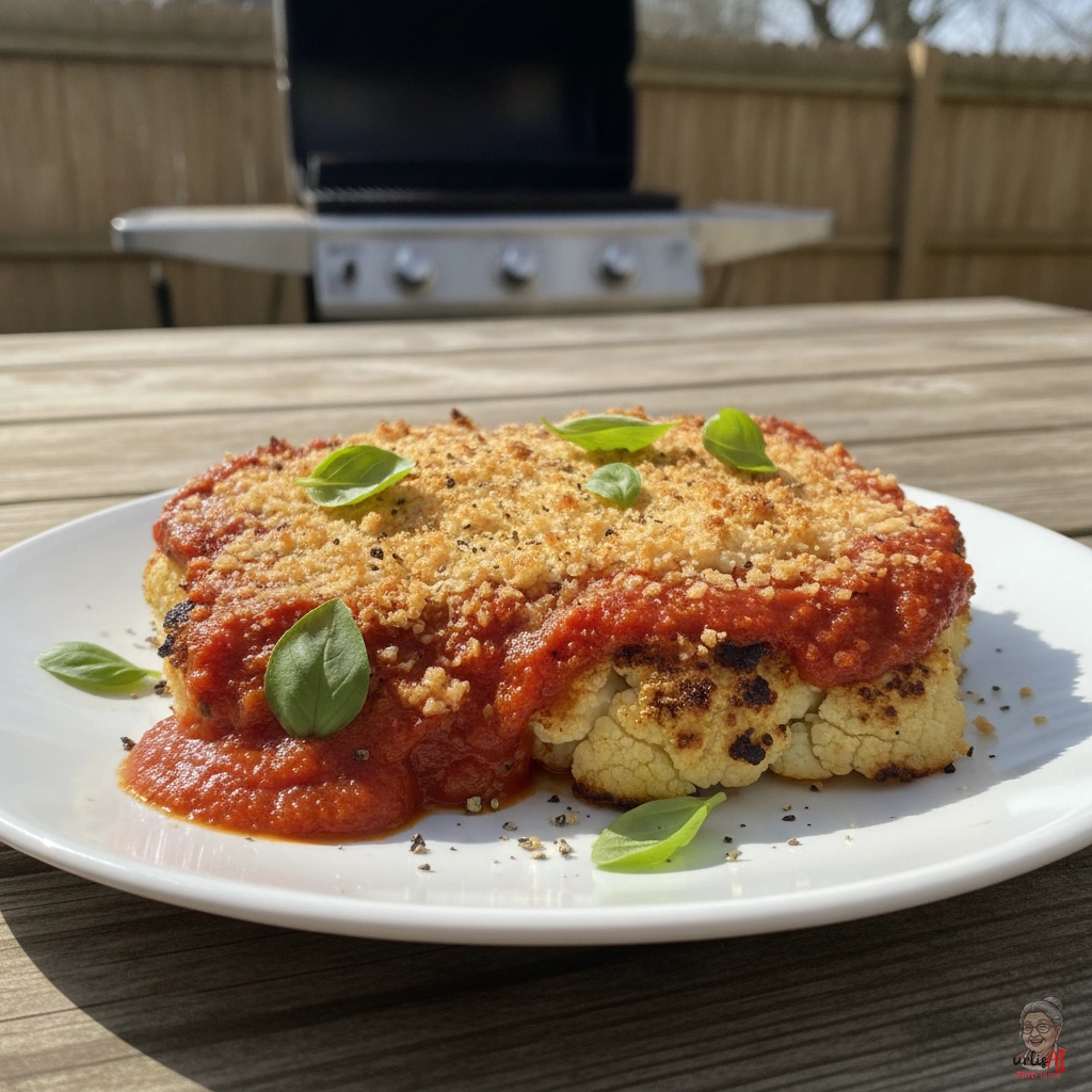 Cauliflower Parmigiano — Gasgrill