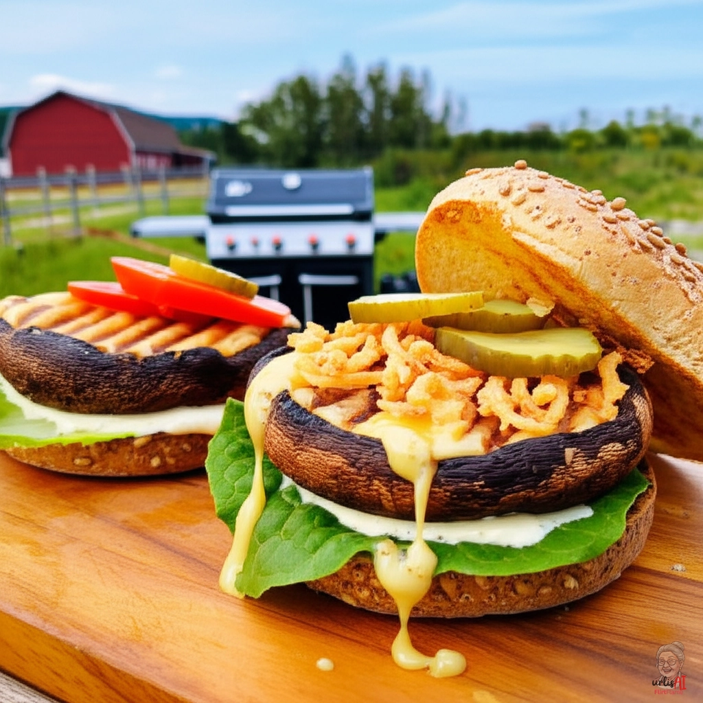 Champignons Bauernstolz — Gasgrill