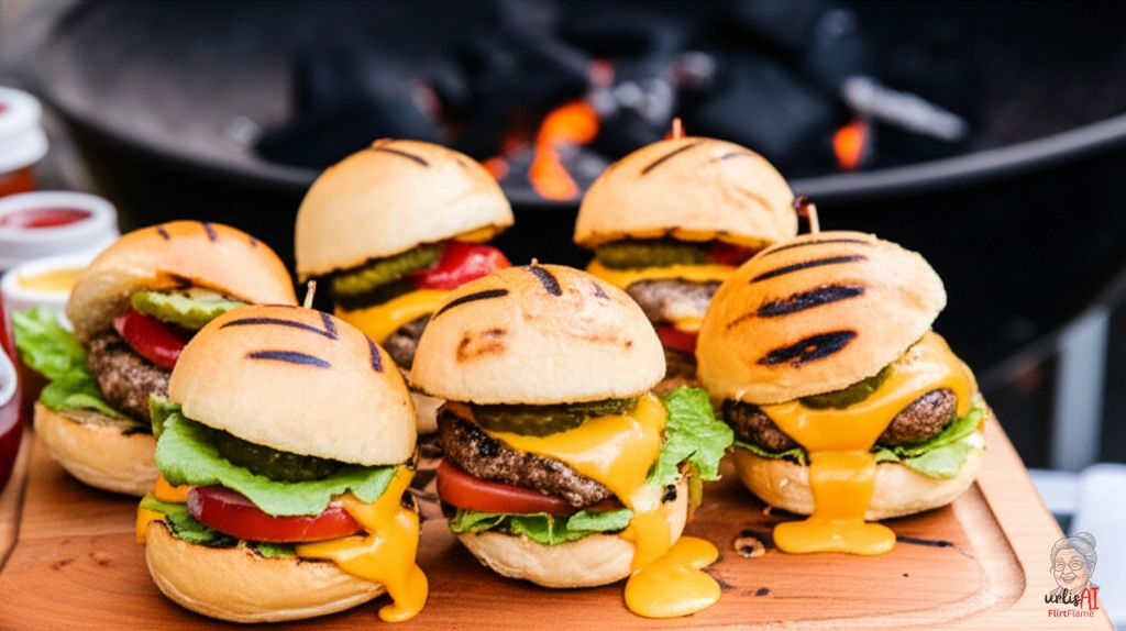 Charcoal Slider Trio — Kohlegrill