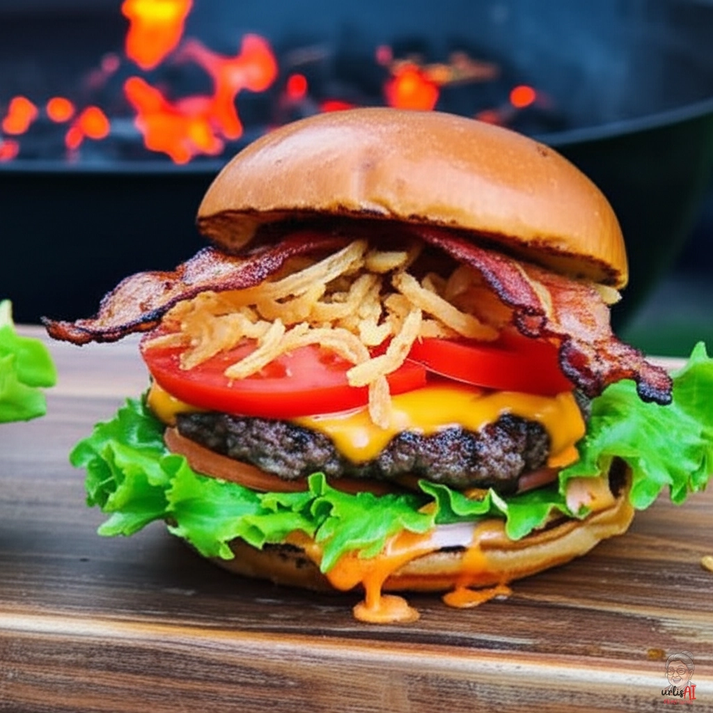Charcoal Texas Burger — Kohlegrill