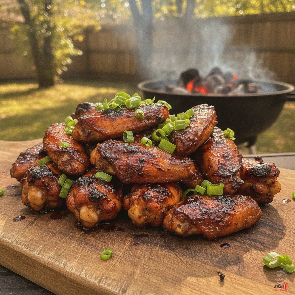 Charred BBQ Wings — Kohlegrill