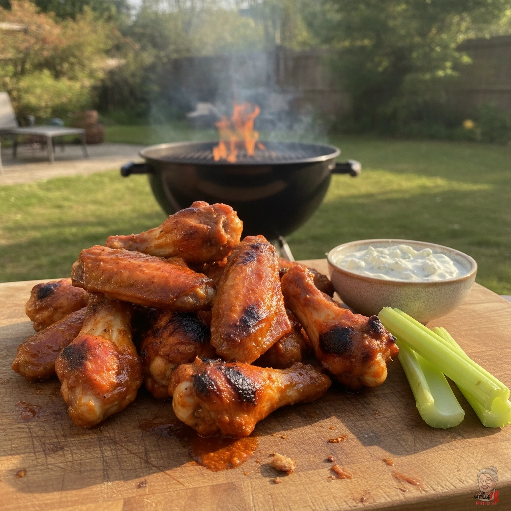 Charred Buffalo Wings — Kohlegrill