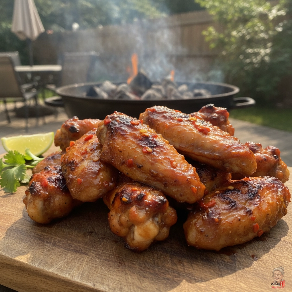 Charred Chili Wings — Kohlegrill