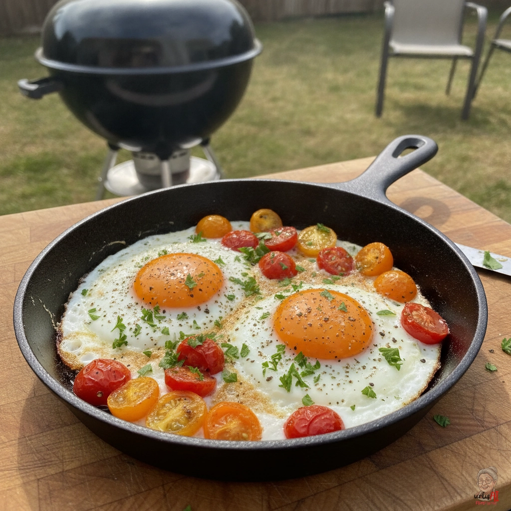 Charred Egg — Kohlegrill