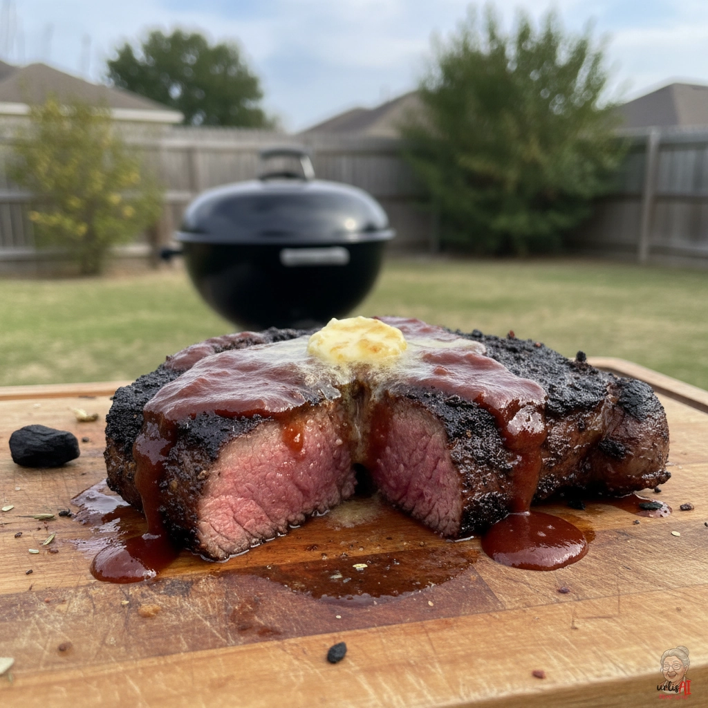 Charred Hüftsteak — Kohlegrill