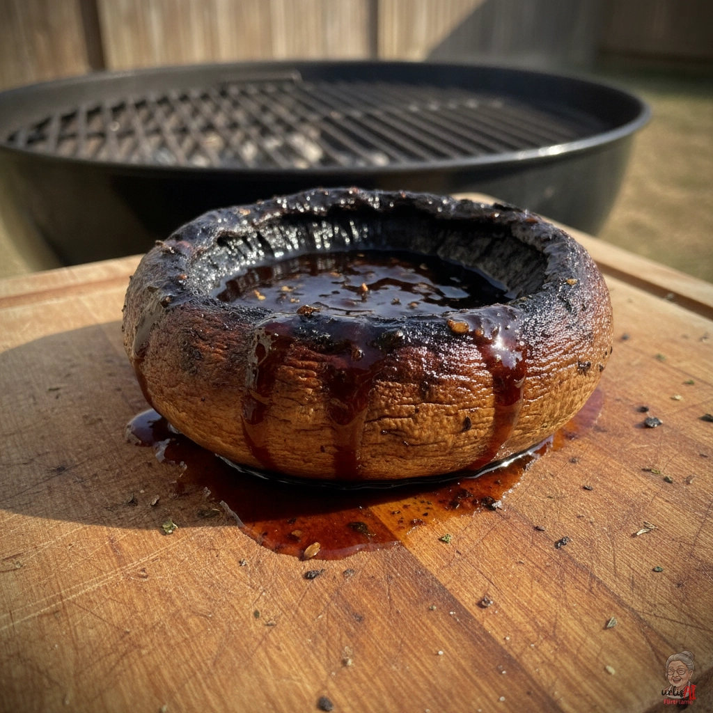 Charred Portobello — Kohlegrill