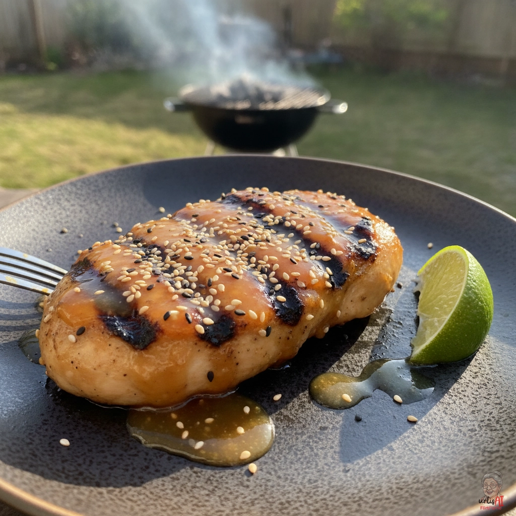 Charred Teriyaki Chicken — Kohlegrill