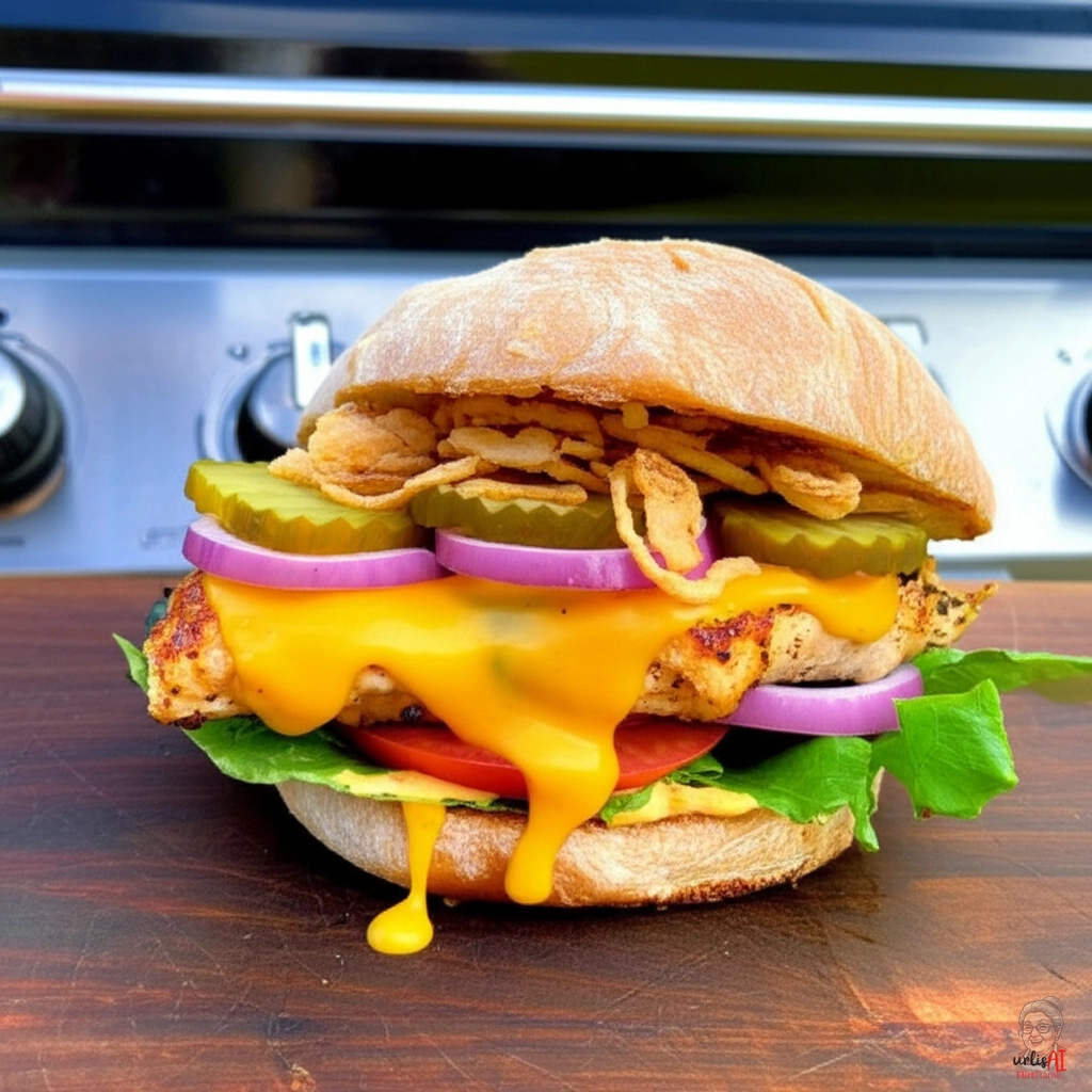 Cheddar Schmelzkrone — Gasgrill