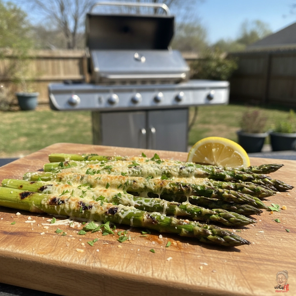 Cheesy Asparagus — Gasgrill