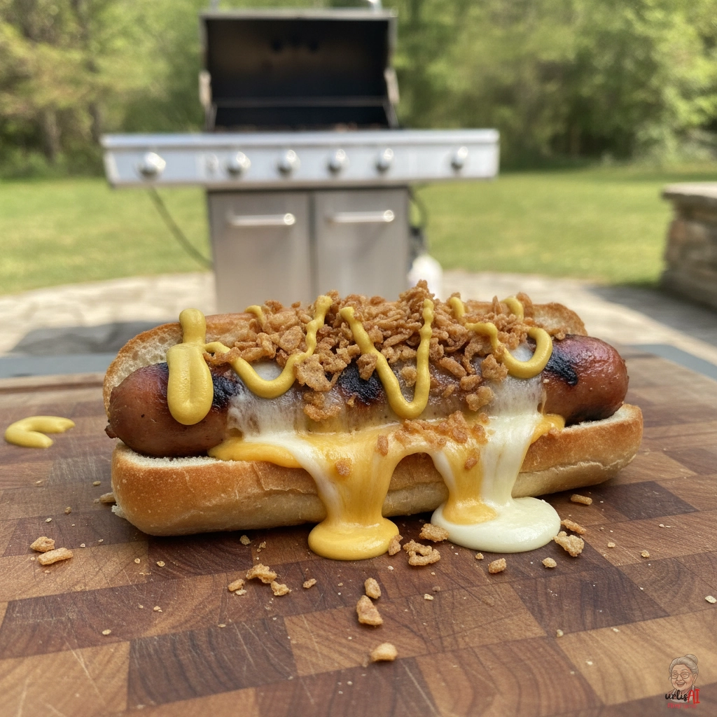 Cheesy Bratwurst — Gasgrill