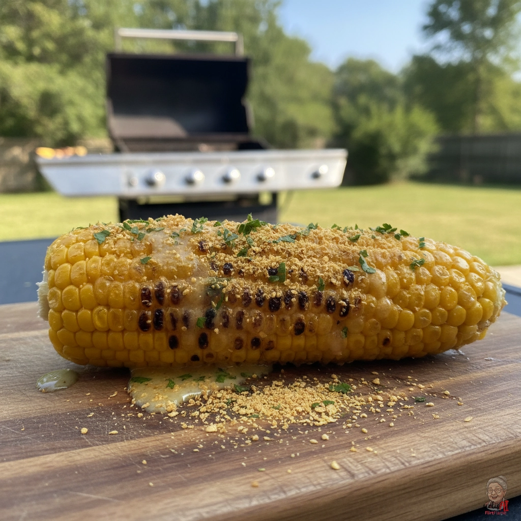 Cheesy Garlic Corn — Gasgrill