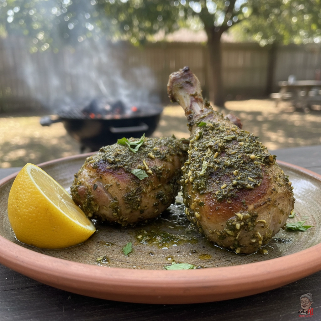Chermoula Glutkeulen — Kohlegrill