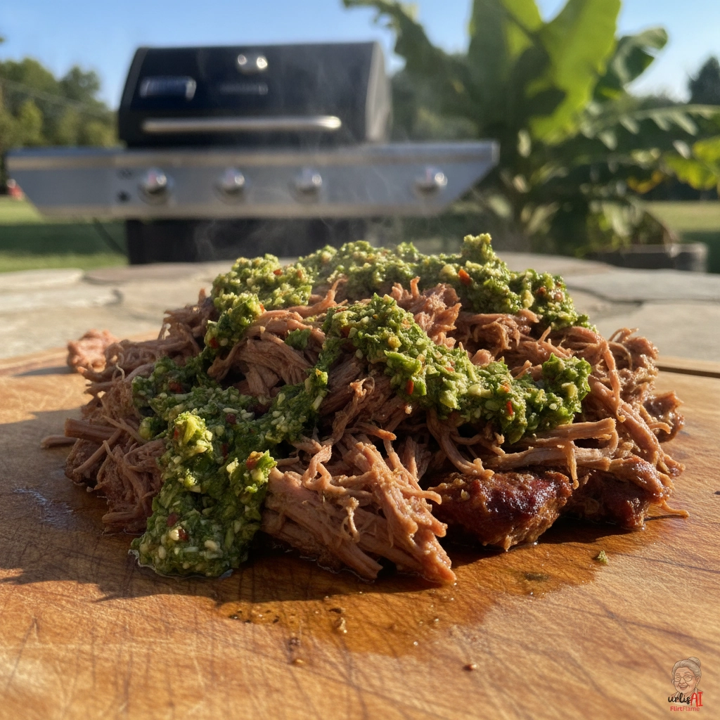 Chimichurri Pulled Beef — Gasgrill