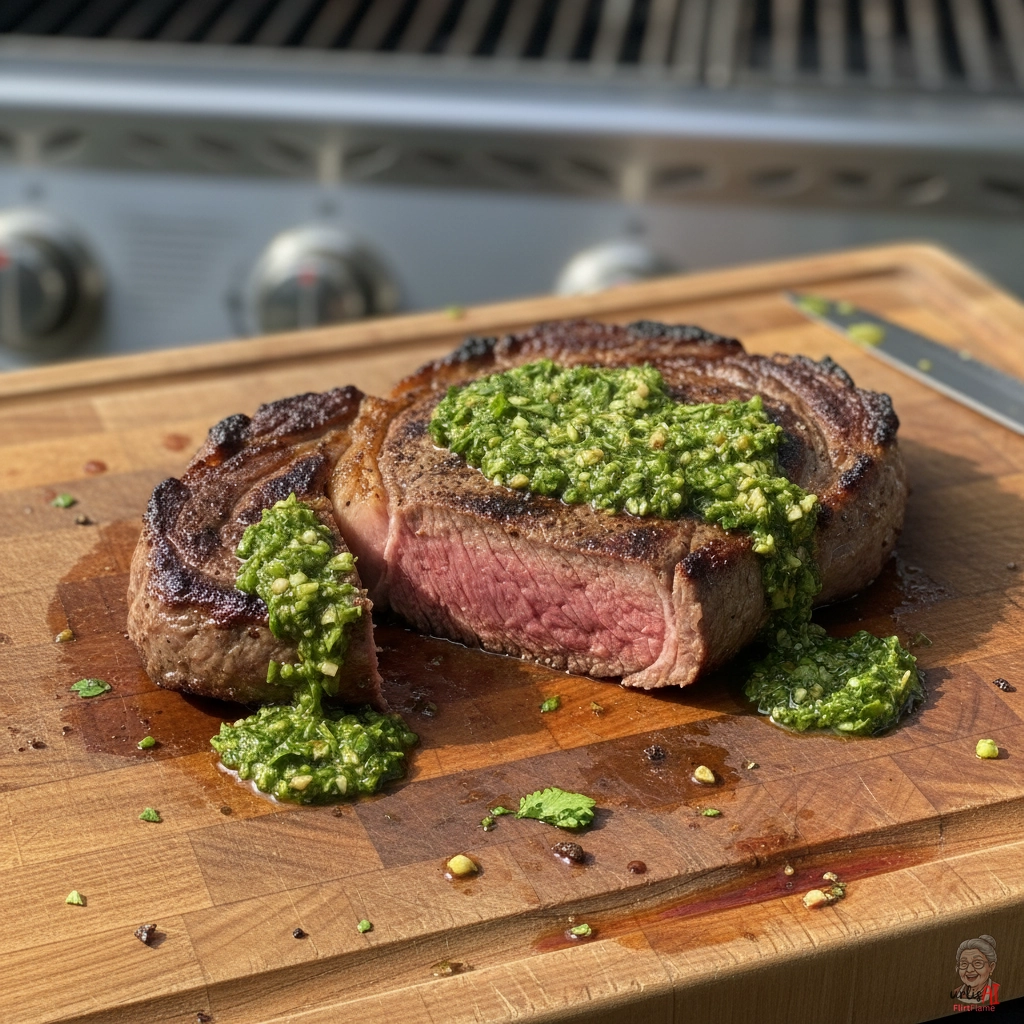 Chimichurri Ribeye — Gasgrill