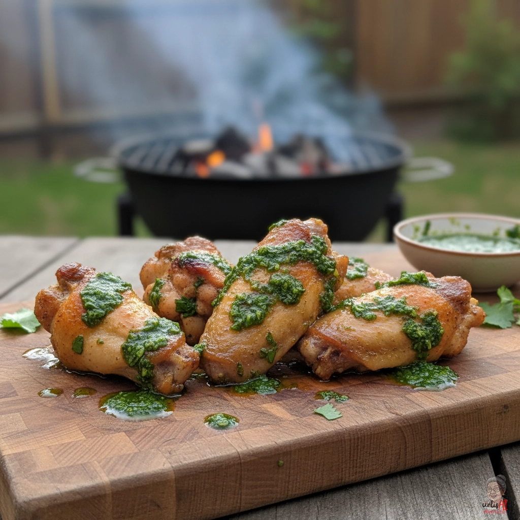Chimichurri Wings — Kohlegrill