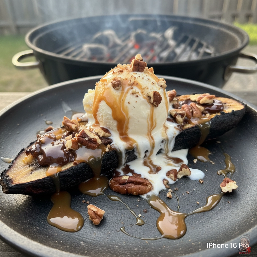Choco Caramel Banana — Kohlegrill