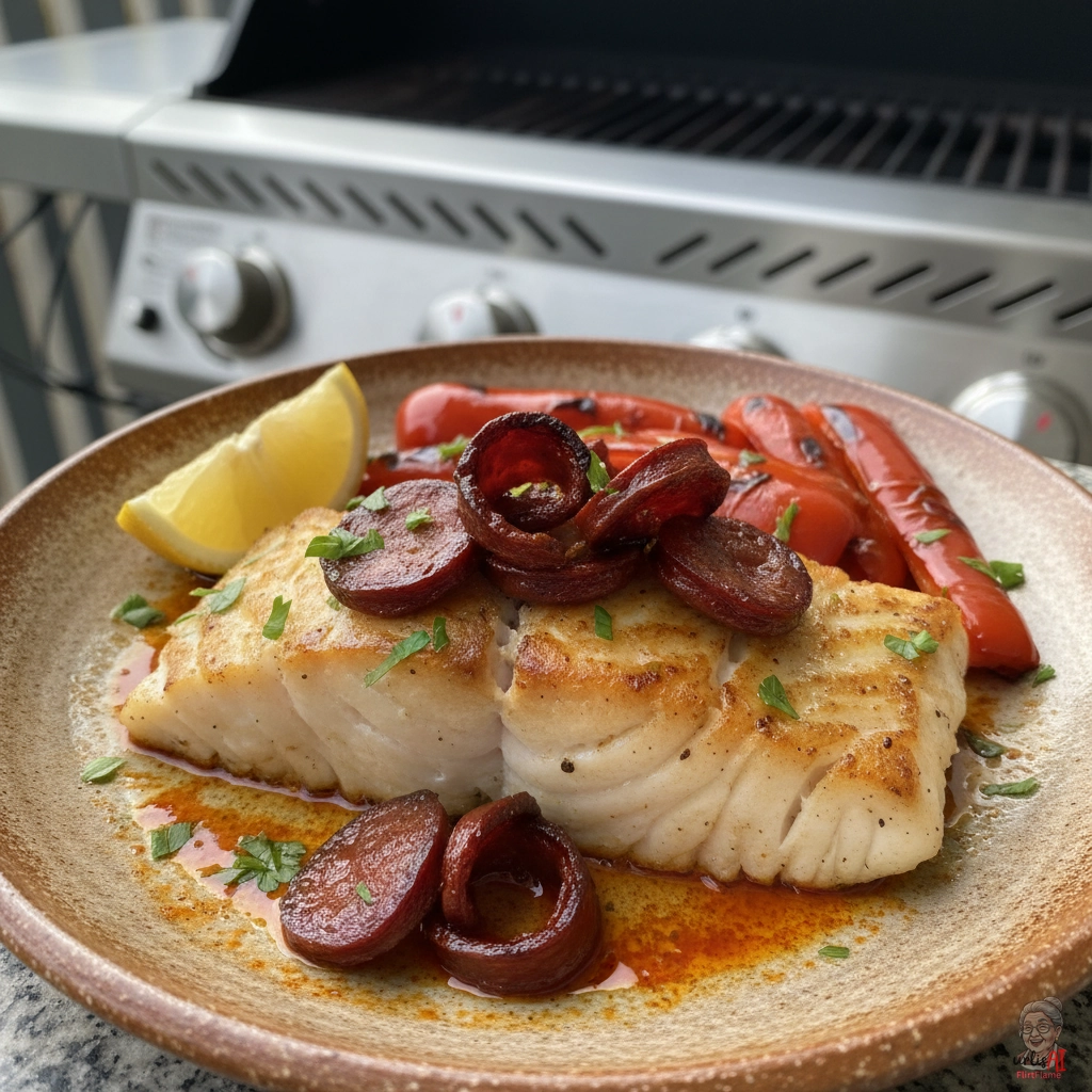 Chorizo Feuerkabeljau — Gasgrill