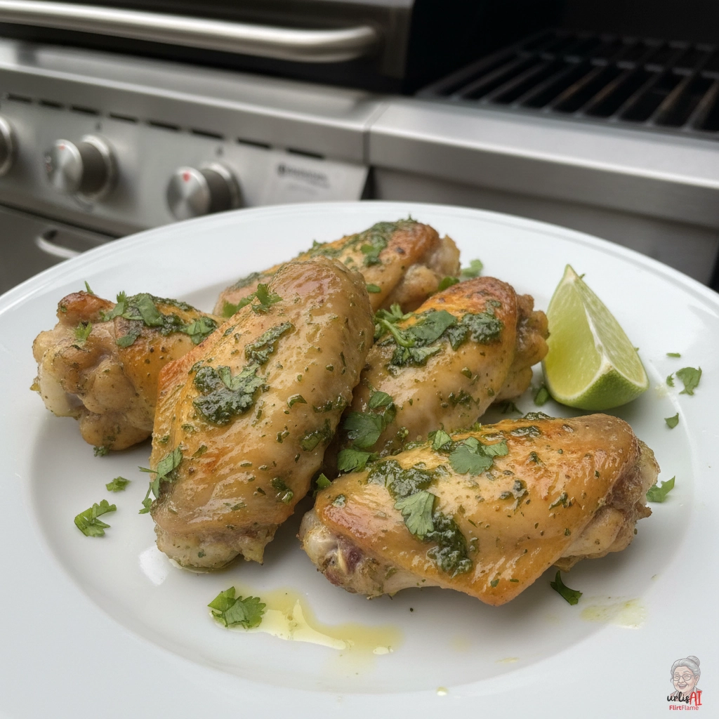 Cilantro Lime Wings — Gasgrill