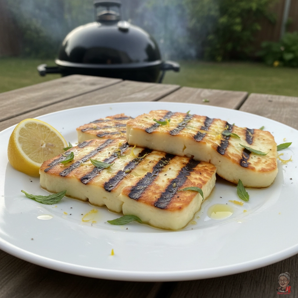 Citrus Mint Halloumi — Kohlegrill