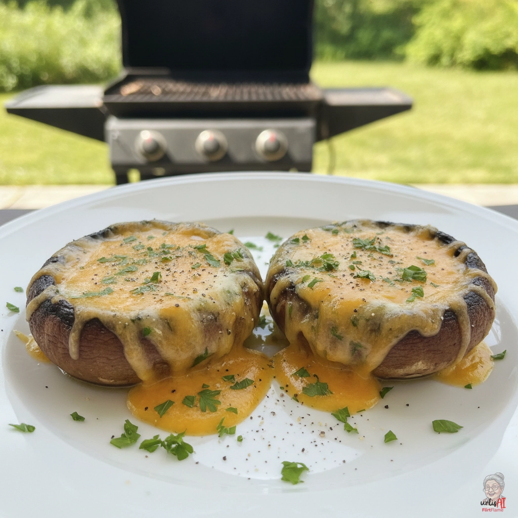 Classic Cheese Portobello — Gasgrill