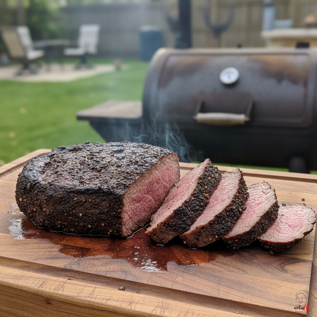 Coffee Rub Rauchsteak — Smoker