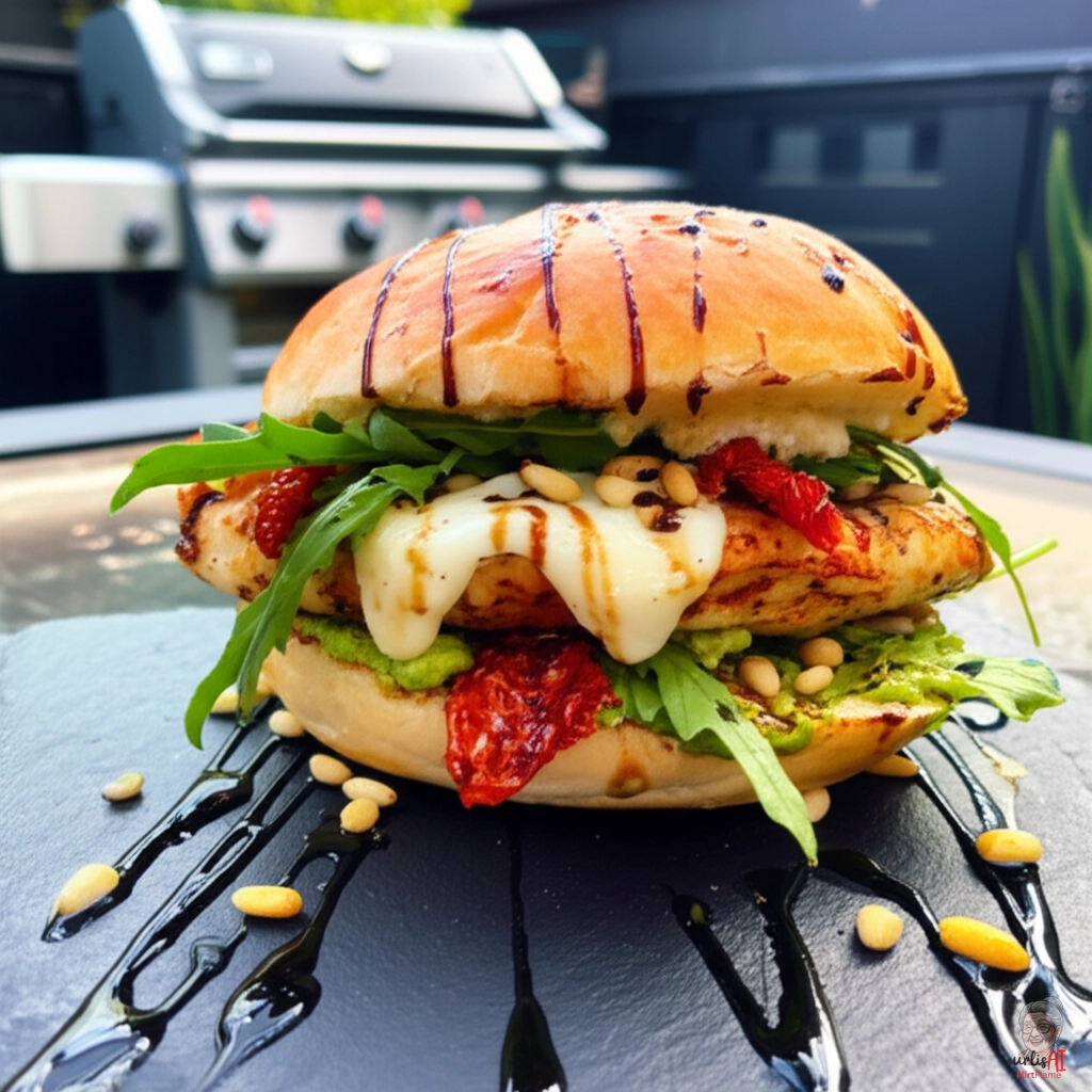 Contemporary Chicken Burger — Gasgrill