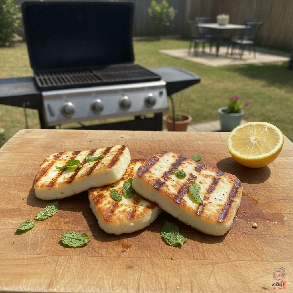 Cool Mint Halloumi — Gasgrill