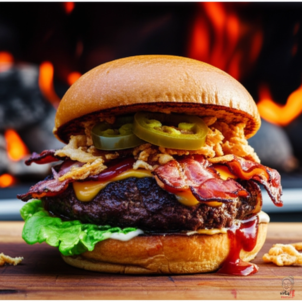 Cowboy Fire Burger — Kohlegrill