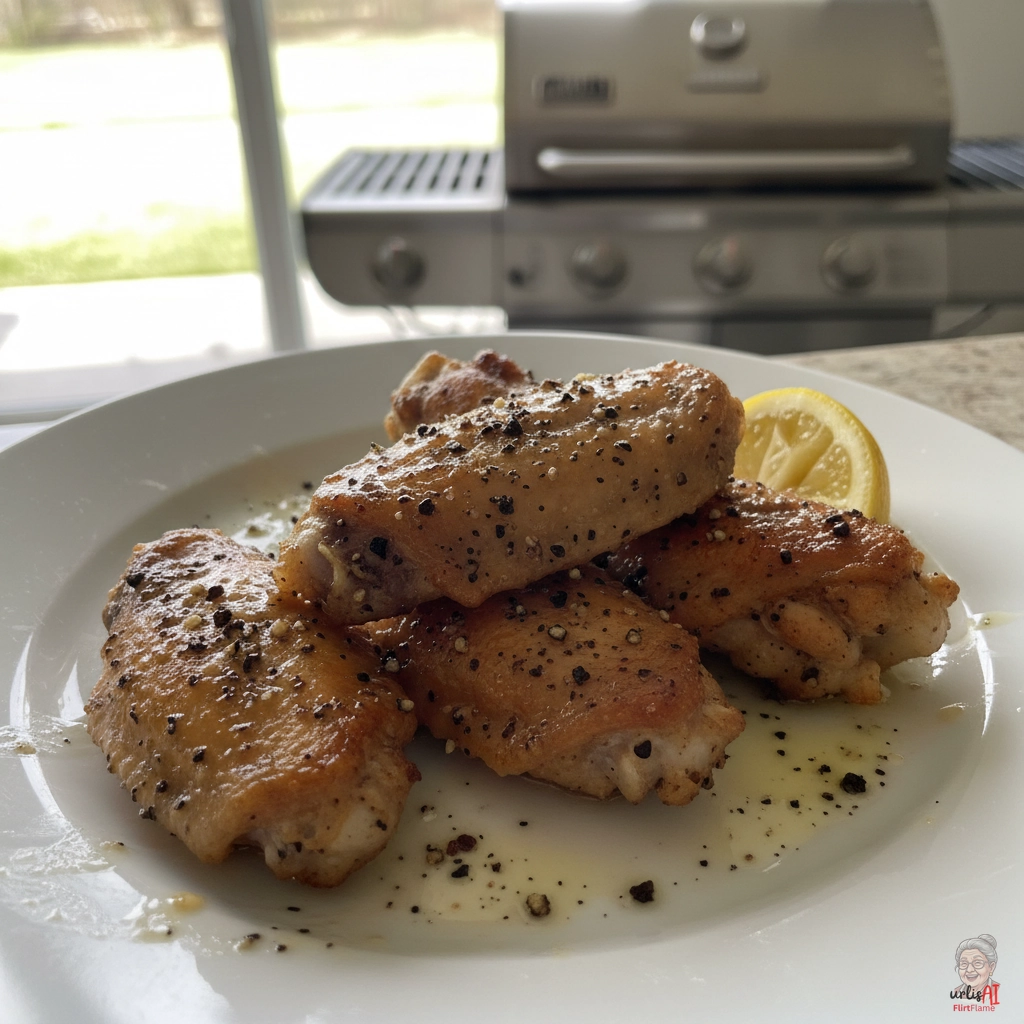 Cracked Pepper Wings — Gasgrill