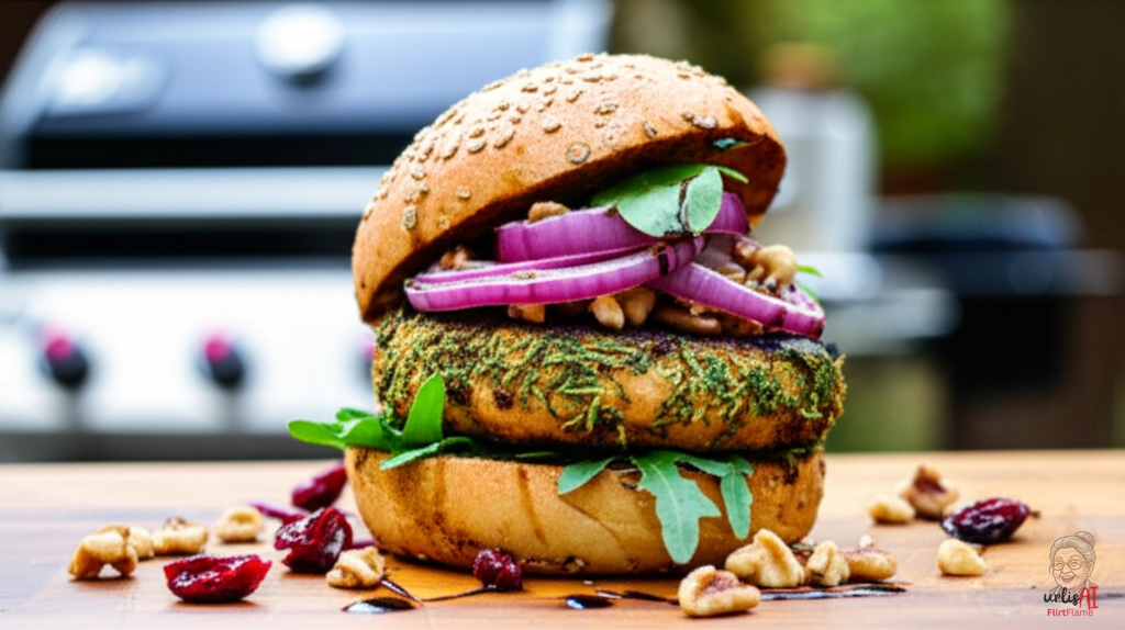 Cranberry Nuss Burger — Gasgrill